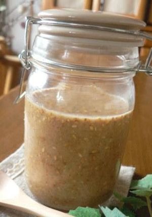 A picture of Homemade Creamy Sesame Dressing.