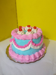 Una foto de Pastel de tres leches 🥛colorido🌈