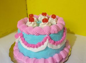 Una foto de Pastel de tres leches 🥛colorido🌈