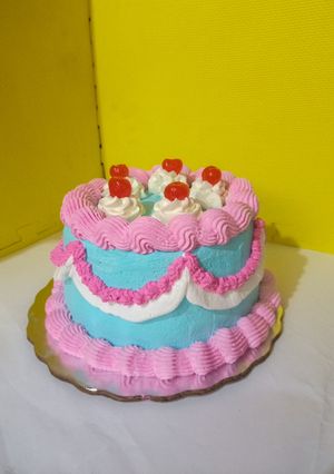 Una foto de Pastel de tres leches 🥛colorido🌈