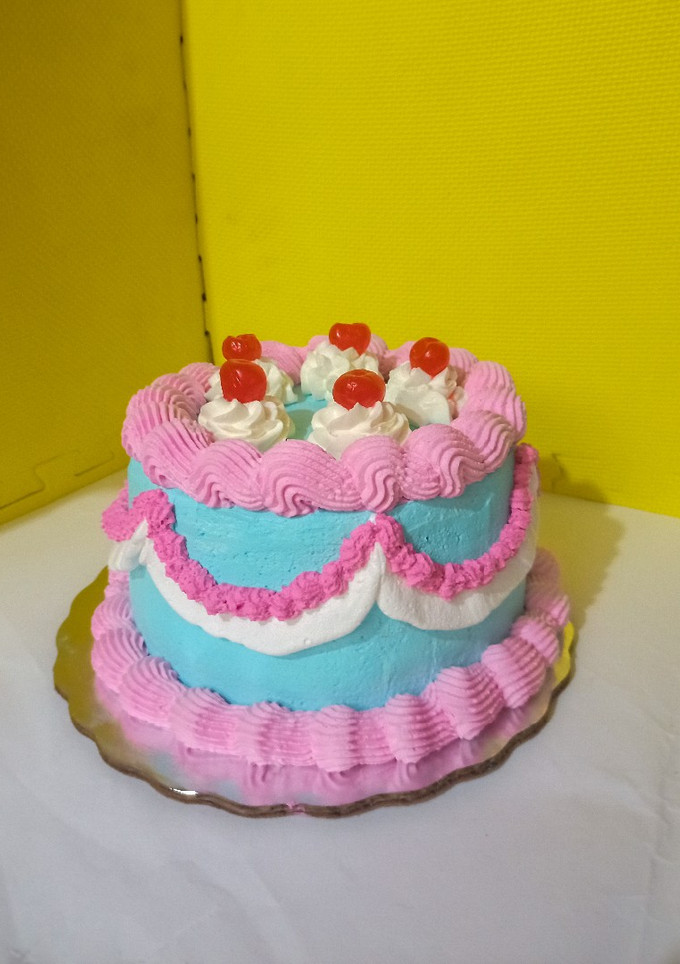 Una foto de Pastel de tres leches 🥛colorido🌈