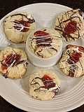 Cherry Thumbprint Cookies