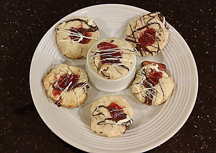 Simple Way to Make Favorite Cherry Thumbprint Cookies