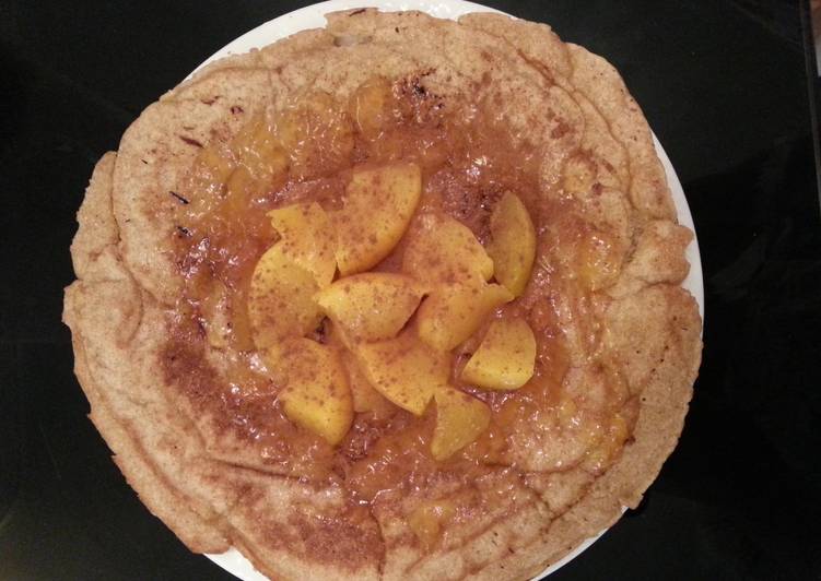 Recipe of Quick Peachy Wheat Pancake