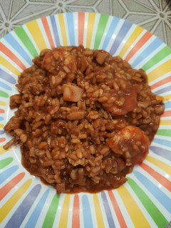 Una foto de Arroz meloso de sepia
