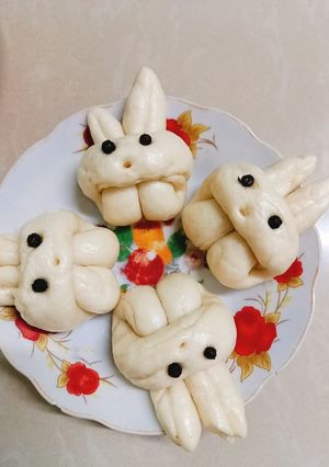 Hình của món Bánh bao thỏ ngọc.