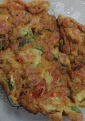 Foto resep Telur dadar sosis
