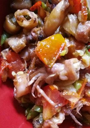 Foto resep Tumis cumi dabu