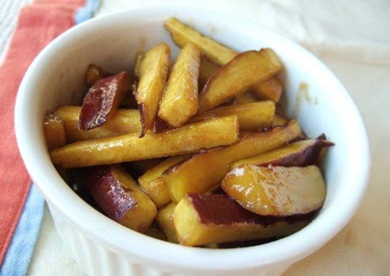 Sweet Potato Daigaku-Imo Style in 5 minutes