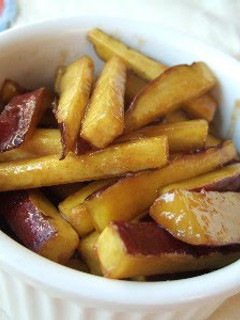 A picture of Sweet Potato Daigaku-Imo Style in 5 minutes.