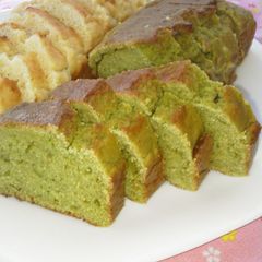 A picture of Superb! Non-Oil Okara Pound Cake (Green Tea Flavor).