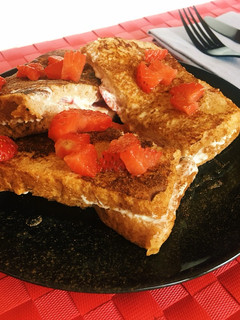 Una foto de Tostadas francesas cheesecake