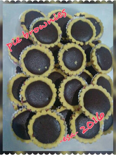 Foto resep pie brownies sederhana