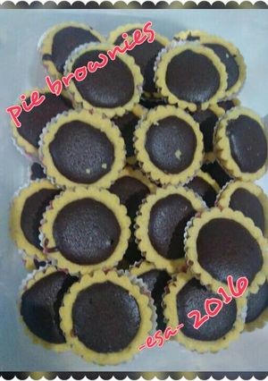 Foto resep pie brownies sederhana