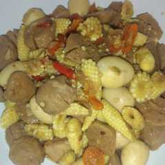 Oseng baby corn bakso & telur puyuh রেসিপির প্রধান ছবি