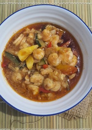Foto resep Udang Asam Manis ala Fe