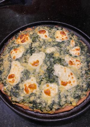 Una foto de Tarta de hojas mixtas
