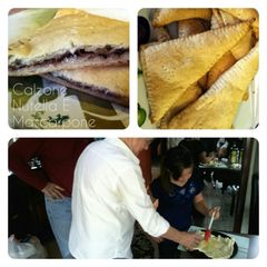 A picture of Tootie's Calzone Nutella E Mascarpone.