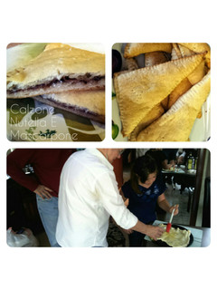 A picture of Tootie's Calzone Nutella E Mascarpone.