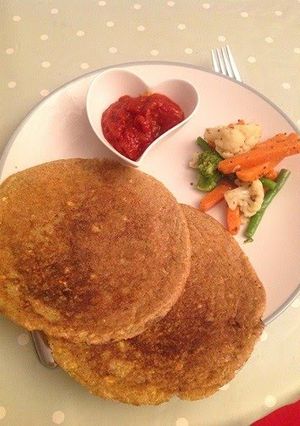 A picture of Southern Indian Breakfast Crepe: Rice and Bean Adai.