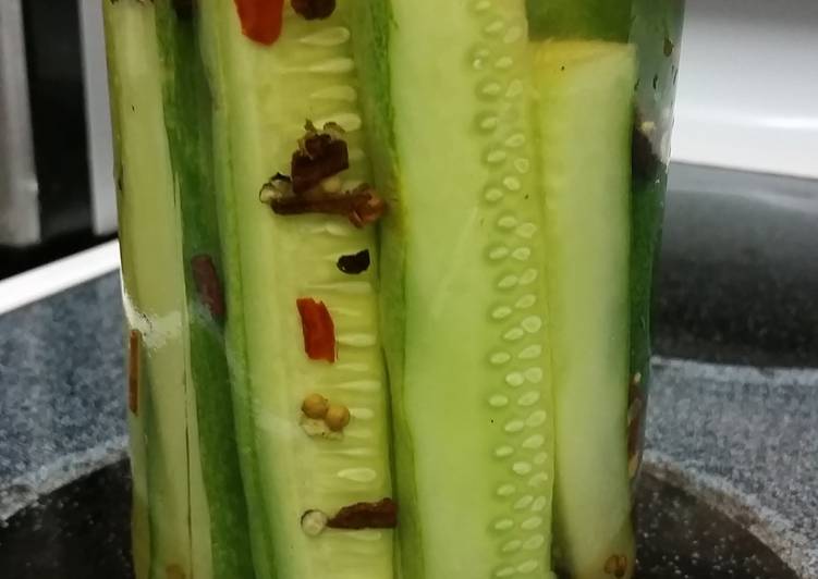 Recipe of Super Quick Homemade Home Pickled Cucumbers Are Just Better