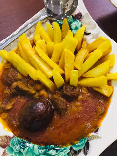 عکسی از دستور خورشت قیمه با آلو