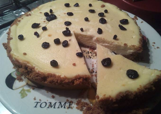 Tarta de queso estilo Manhattan Receta de DUNIA M- Cookpad