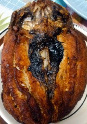 A picture of Marinated Milk Fish (Daing na Bangus).