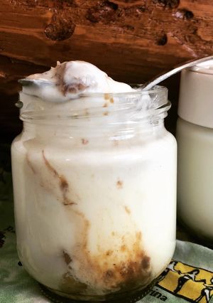 Une photo de Yaourts à la banane caramélisée