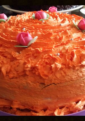 A picture of AMIEs ORANGE Chiffon Cake.