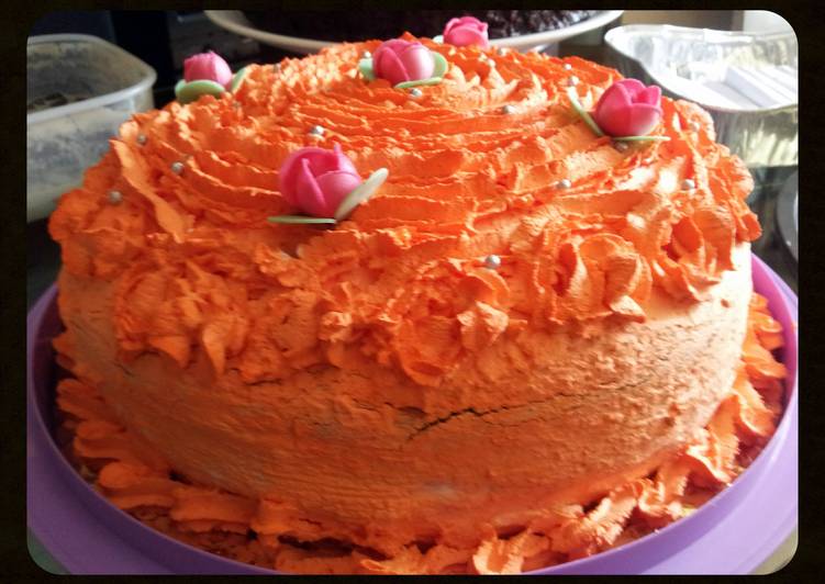 Steps to Make Quick AMIEs ORANGE Chiffon Cake