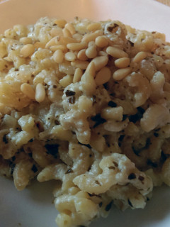 A picture of Ricotta Pesto Parmesan Pasta.