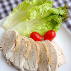 A picture of Simple Tender Boiled Chicken (Breast Meat).