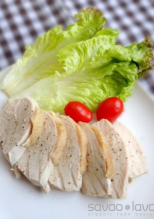A picture of Simple Tender Boiled Chicken (Breast Meat).