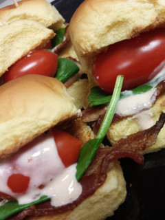 A picture of Mini BLT's.