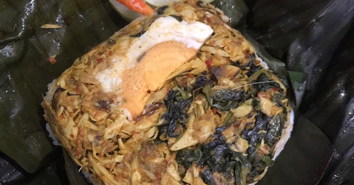 Nasi bakar tongkol