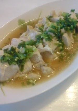 A picture of Easily Made in the Microwave Steamed Chicken Breast.