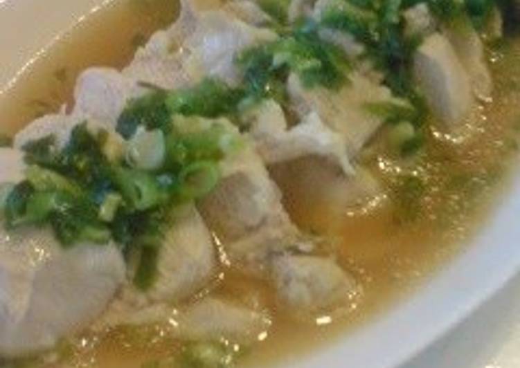 Easily Made in the Microwave Steamed Chicken Breast