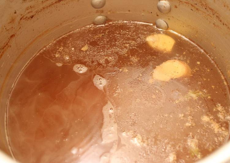 Step-by-Step Guide to Prepare Super Quick Homemade Refreshing Chicken Soup Stock (For Shio Ramen)