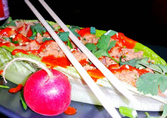 Mike's Easy Spicy Tuna Wraps