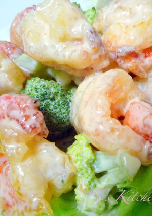A picture of Tasty Non-Fried ☆ Shrimp in Mayonnaise Sauce.