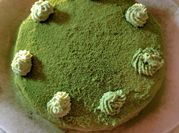 Une photo de matcha latte