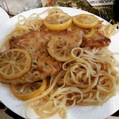 A picture of Chicken Francaise.