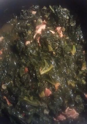 A picture of Bri's Southern Style Kale.