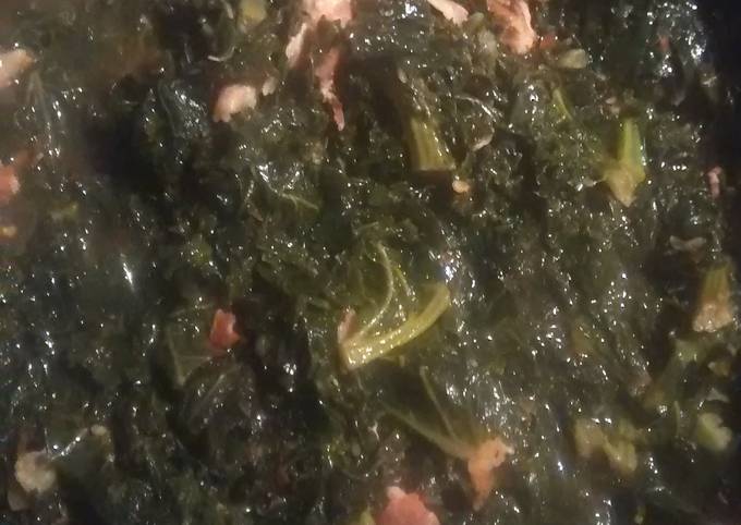 Steps to Prepare Favorite Bri&#39;s Southern Style Kale