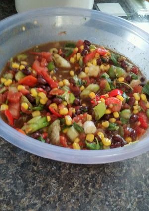 A picture of Black Bean & Corn Salad.