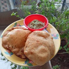 A picture of Banana buns / Mangalore buns.