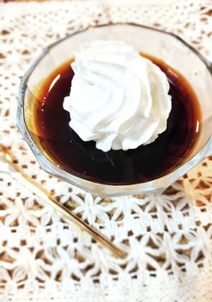 A picture of Easy Coffee Jelly (with Gelatin).