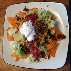 A picture of Meal saving Taco salad.