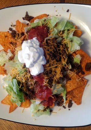 A picture of Meal saving Taco salad.